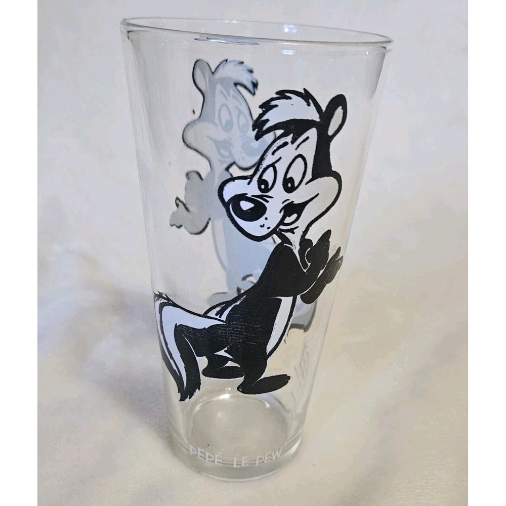 Vtg 1973 Pepsi Pepe Le Pew Warner Brothers Glass Cup Collector Series